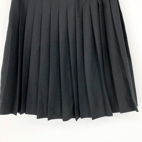 BURBERRY Women's Asymmetrical A-line Skirt Size 2 Black Knee Length Pleated NWT - Picture 11 of 13